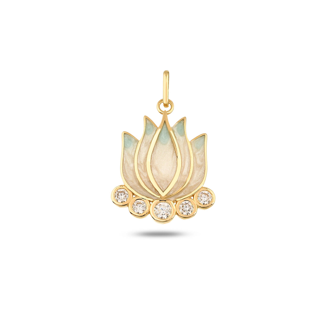 Mavi Lotus Kolye Charm