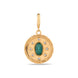 Yeşil Madalyon Charm