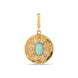Mavi Madalyon Charm