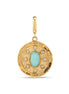 Mavi Madalyon Charm
