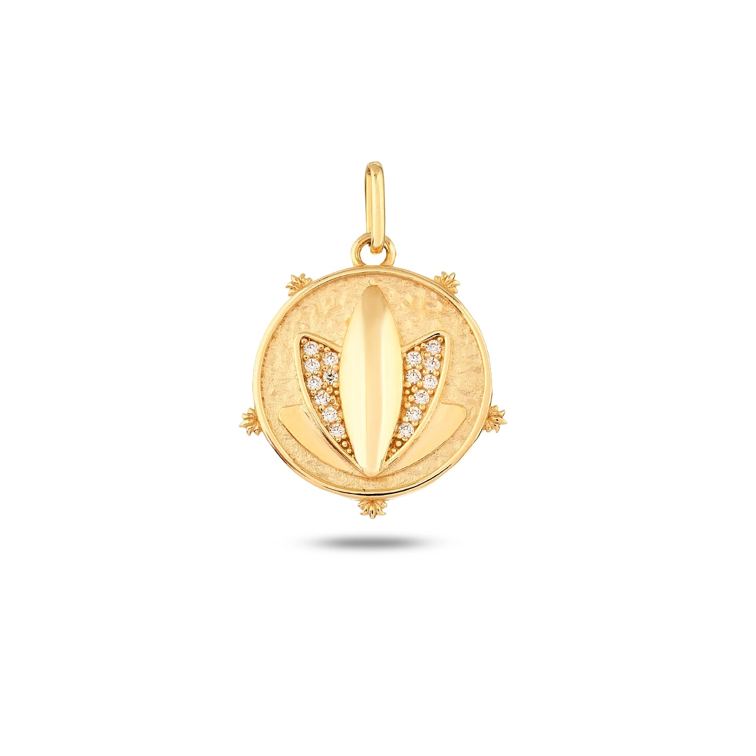 Taşlı Lotus Kolye Charm