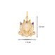 Mor Lotus Kolye Charm