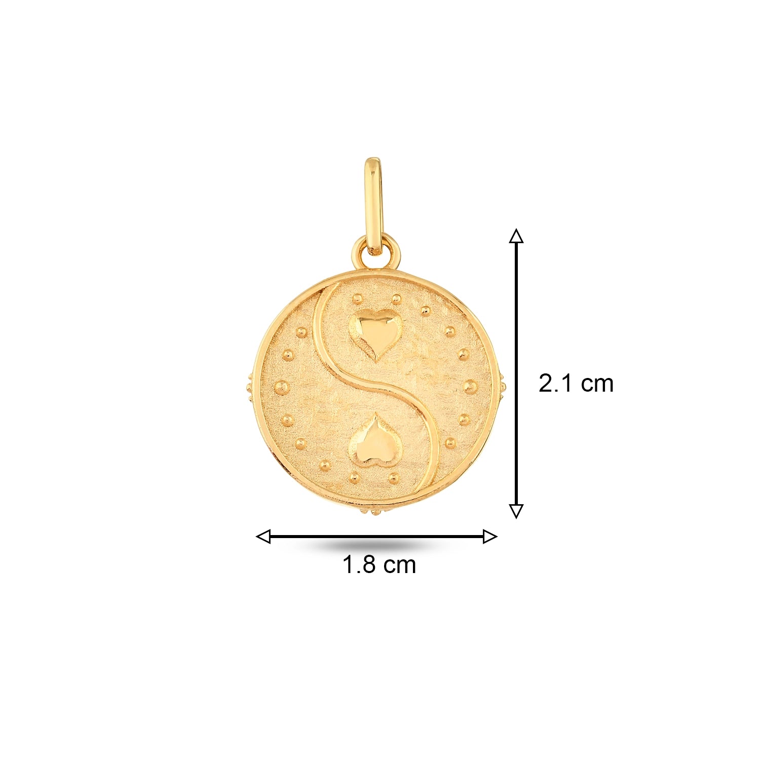 Kalpler Damga Kolye Charm