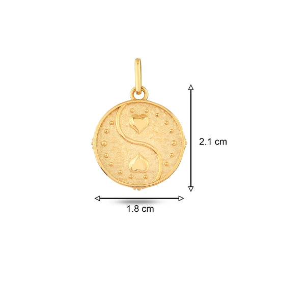 Kalpler Damga Kolye Charm