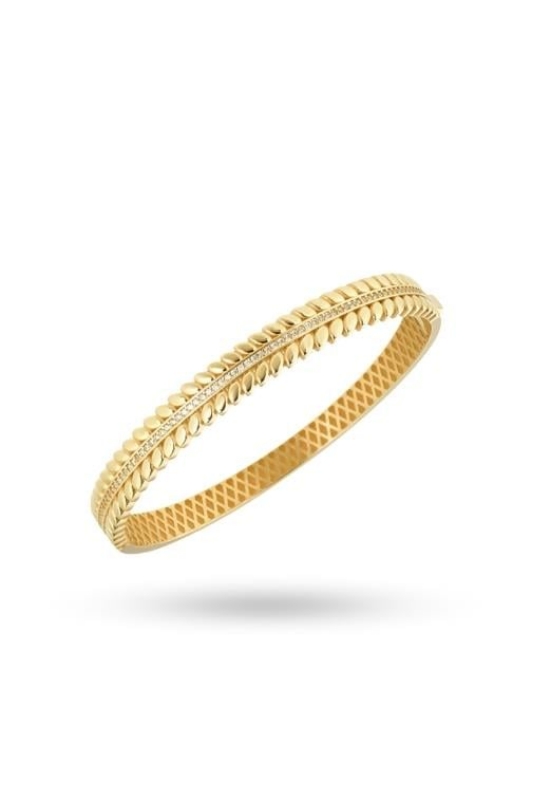 14 Ayar Altın Başak Kelepçe Bilezik, 15,56 gram, Goldium ustalığı ve Altın Bilezik modeli ile uzun ömürlü kullanım sağlar.