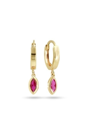 14 Ayar Altın Sallantılı Pembe Taşlı Küpe, 1,56 gram tasarımıyla Altın Küpe kategorisinde, Goldium imzasıyla modern bir görünüm sunar.
