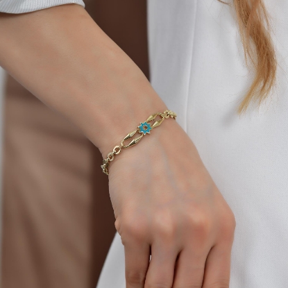 14 Ayar Altın Zincir Model Yıldız Bileklik, 5,71 gram tasarımıyla Altın Bileklik kategorisinde, Goldium imzasıyla modern bir görünüm sunar.