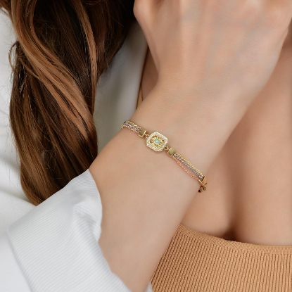 14 Ayar Altın Pusula Bileklik, 7,24 gram ve özenli işçilikle Altın Bileklik’in günlük ve özel kullanıma uygun bir Goldium modelidir.