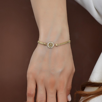 14 Ayar Altın Balık Sırtı Yonca Bileklik, 6,28 gram ve özenli işçilikle Altın Bileklik’in günlük ve özel kullanıma uygun bir Goldium modelidir.