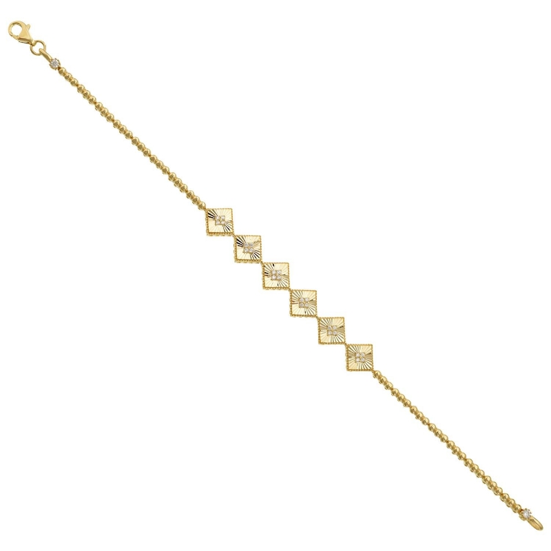 14 Ayar Altın Kalem İşçilikli Bileklik, 5,38 gram tasarımıyla Altın Bileklik kategorisinde, Goldium imzasıyla modern bir görünüm sunar.