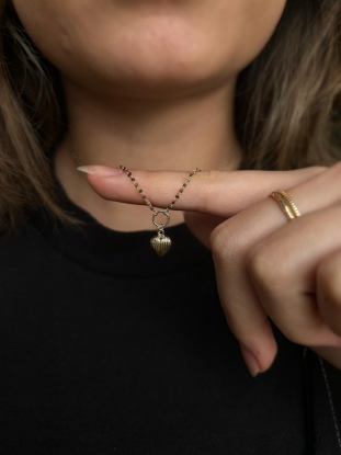 Kelebek Zincir Aynalı Kalp Kolye, 1,74 gram, Goldium ustalığı ve Altın Kolye modeli ile uzun ömürlü kullanım sağlar.