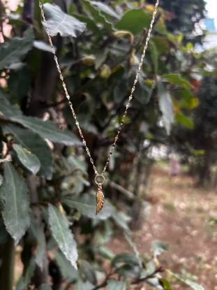 14 Ayar Kelebek Zincir Melek Kanadı Kolye, 1,81 gram, Goldium ustalığı ve Altın Kolye modeli ile uzun ömürlü kullanım sağlar.