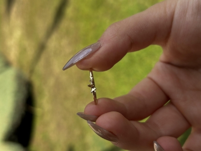 14 Ayar Altın Mini Kelebek Yüzük, 0,83 gram ve özenli işçilikle Ebru Sever Türk'ün Favorileri’in günlük ve özel kullanıma uygun bir Goldium modelidir.