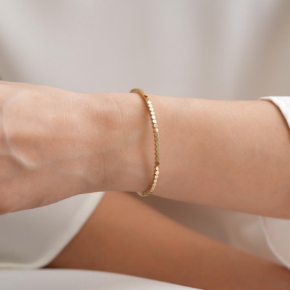 14 Ayar Dorika Altın Bileklik, 6,81 gram tasarımıyla Altın Dorika Toplu Bileklik kategorisinde, Goldium imzasıyla modern bir görünüm sunar.