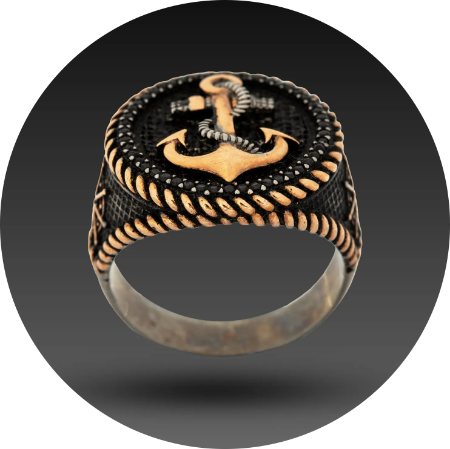 Altın Erkek Yüzük kategorisi için resim