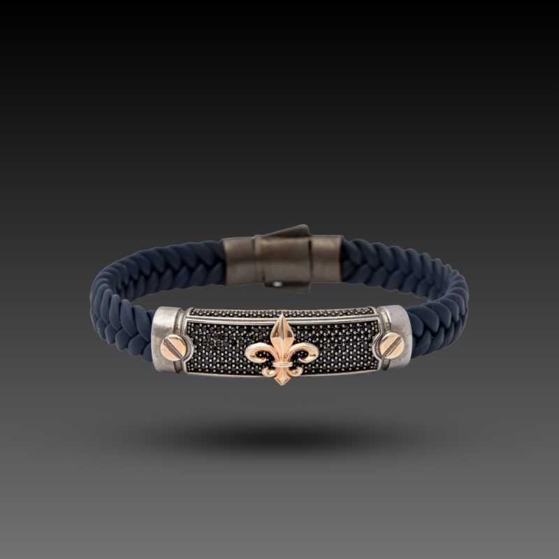 Erkek Lys Noir Bileklik, 0,68 gram ve özenli işçilikle Altın Erkek Bileklik’in günlük ve özel kullanıma uygun bir Goldium modelidir.