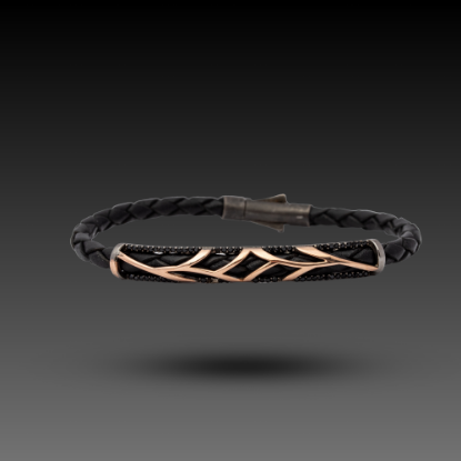 Erkek Altın Ivy Noir Bileklik, 6,57 gram ve özenli işçilikle Altın Erkek Bileklik’in günlük ve özel kullanıma uygun bir Goldium modelidir.