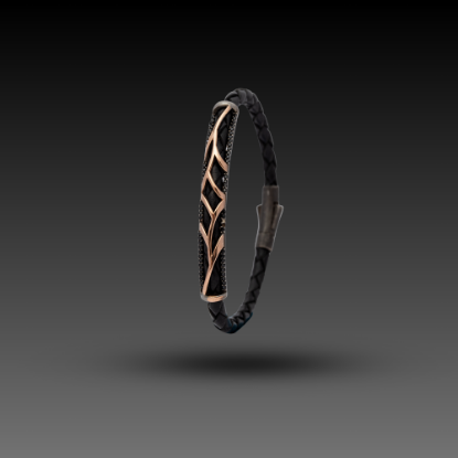 Erkek Altın Ivy Noir Bileklik, 6,57 gram ve özenli işçilikle Altın Erkek Bileklik’in günlük ve özel kullanıma uygun bir Goldium modelidir.