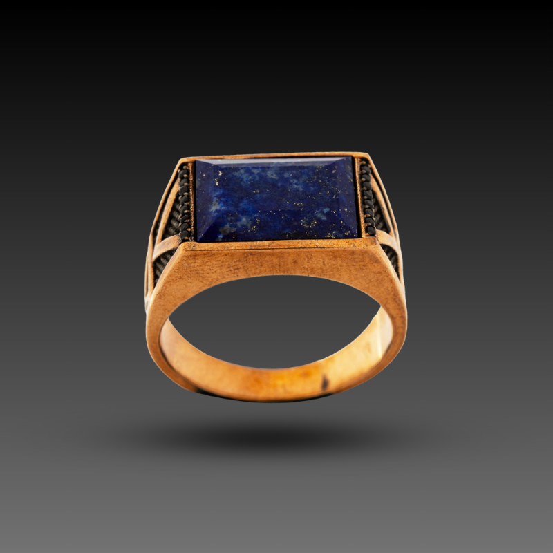 Erkek Altın Marron Yüzük, 8,04 gram, Goldium ustalığı ve Altın Erkek Yüzük modeli ile uzun ömürlü kullanım sağlar.