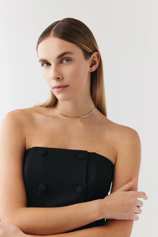 Ezme Zincir Choker resmi