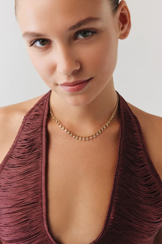 Minimal Işıl Choker resmi