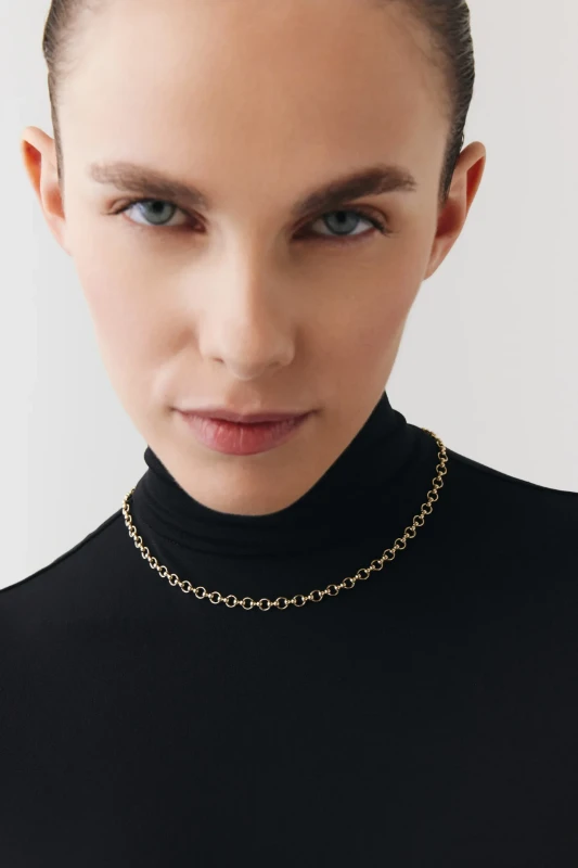 Sade Zincir Choker resmi