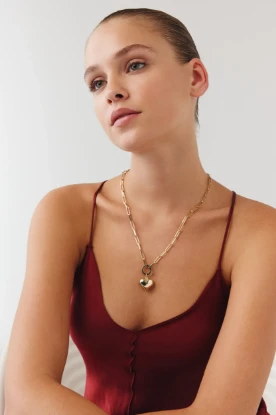 Bomb Kalp Charm Kolye resmi
