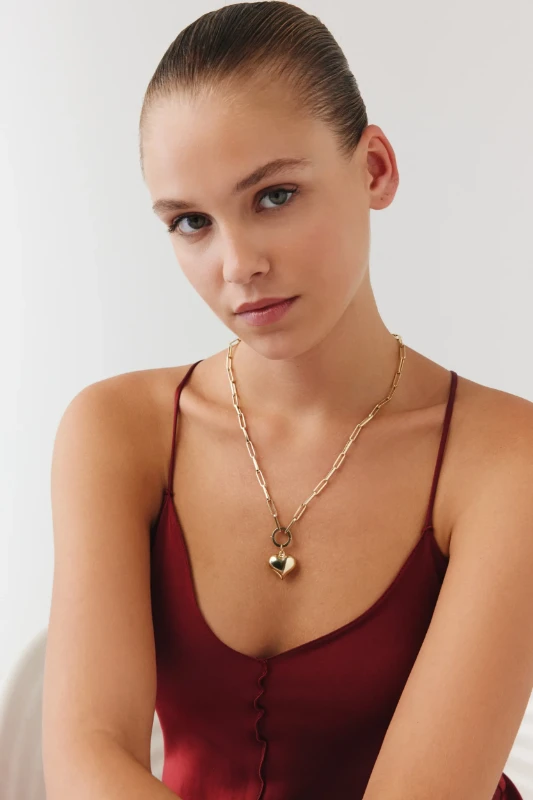 Bomb Kalp Charm Kolye resmi