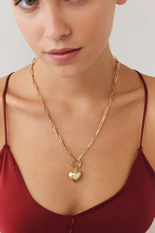 Bomb Kalp Charm Kolye resmi