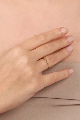 Minimal Love Yazılı Yüzük resmi