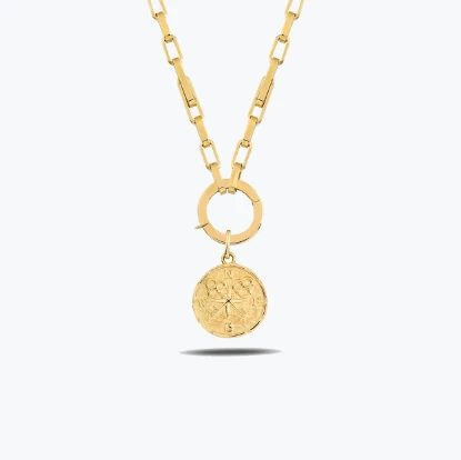 Pusula Damga Charm Kolye resmi