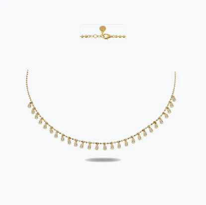 Minimal Işıl Choker resmi