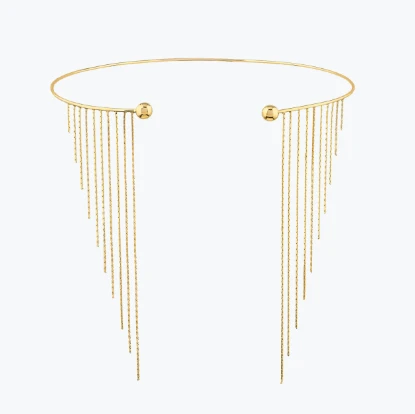 Işıltılı Zincir Diva Choker resmi