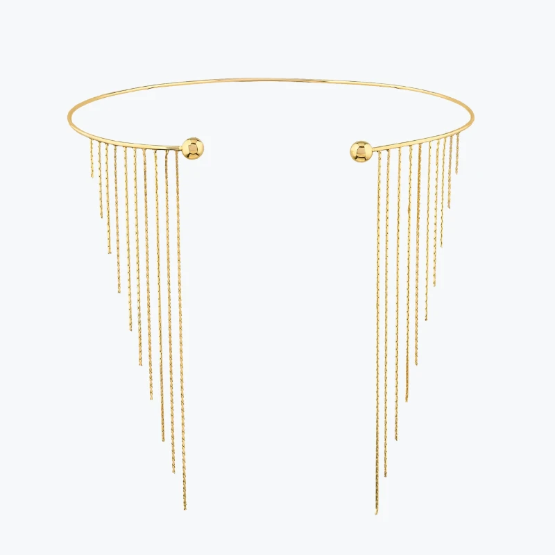 Işıltılı Zincir Diva Choker resmi