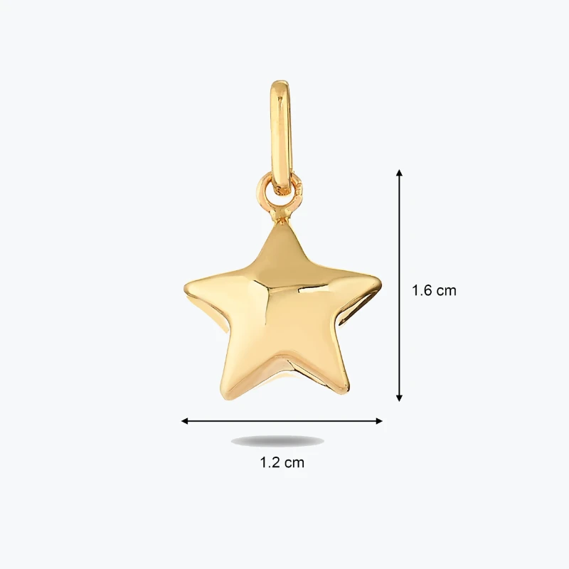 Bomb Yıldız Bileklik Charm resmi