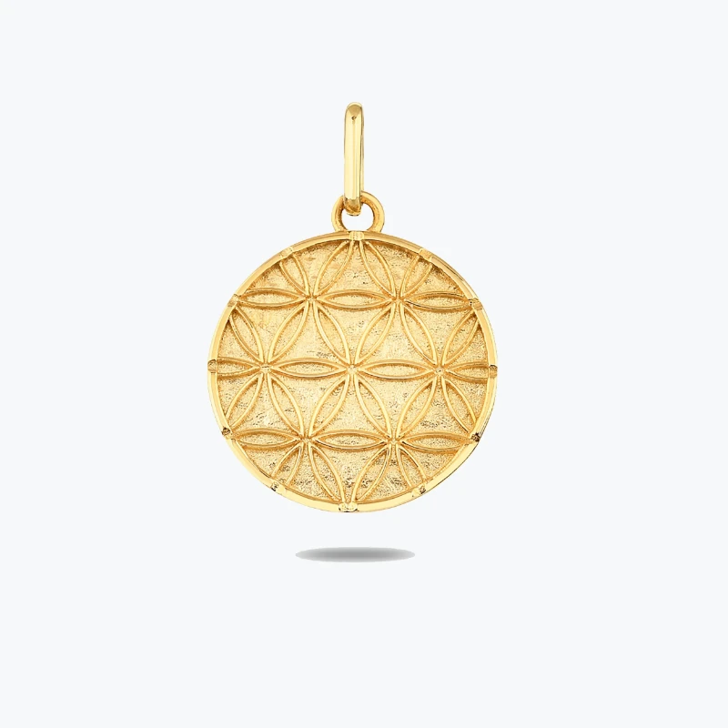 Yaşam Çiçeği Kolye Charm resmi