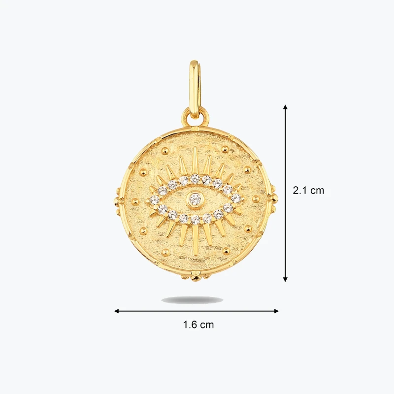 Etnik Göz Kolye Charm resmi