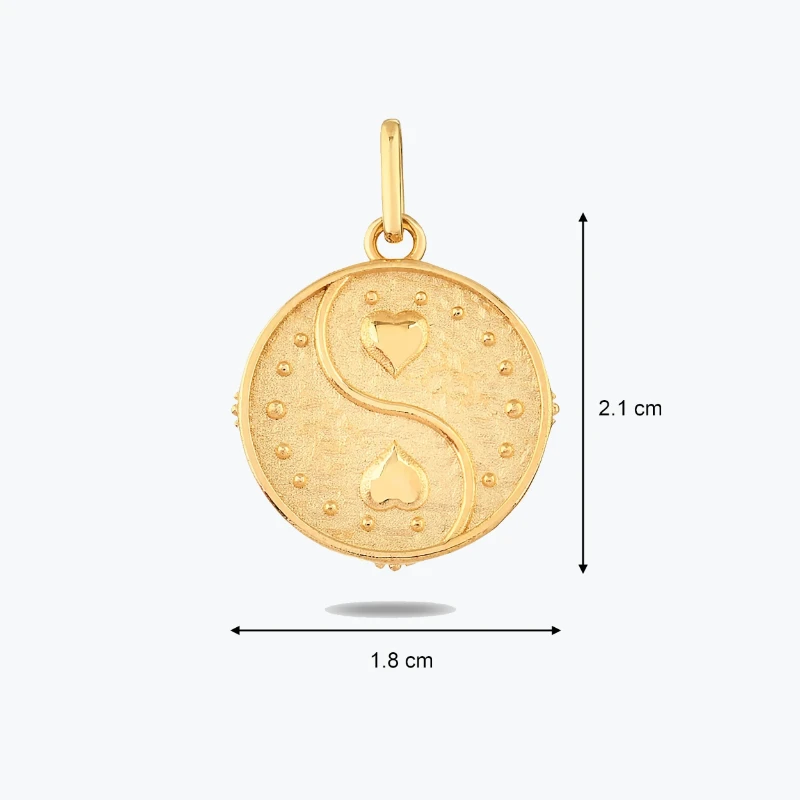 Kalpler Damga Kolye Charm resmi