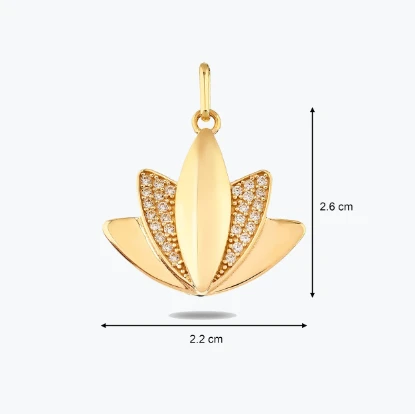 Lotus Kolye Charm resmi