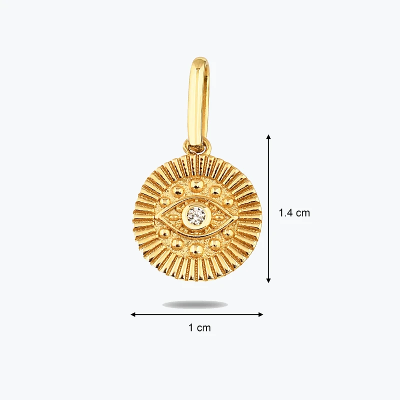 Göz Damga Bileklik Charm resmi