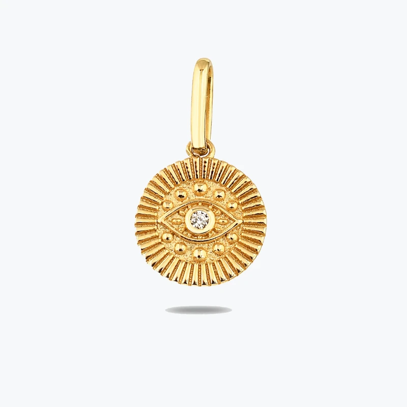 Göz Damga Kolye Charm resmi