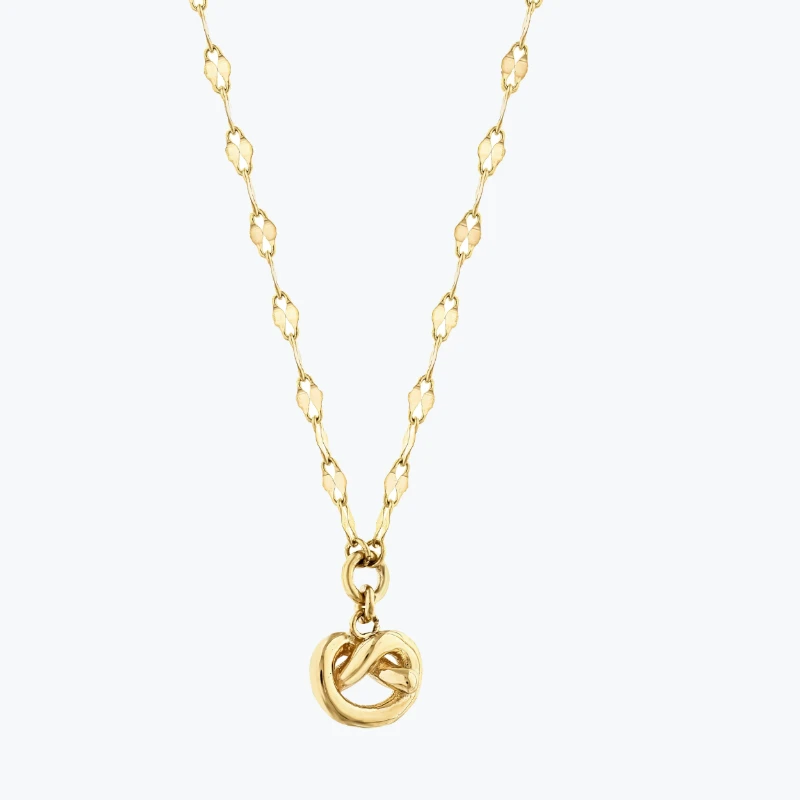 Düğümlü Ezme Forse Zincir Choker resmi