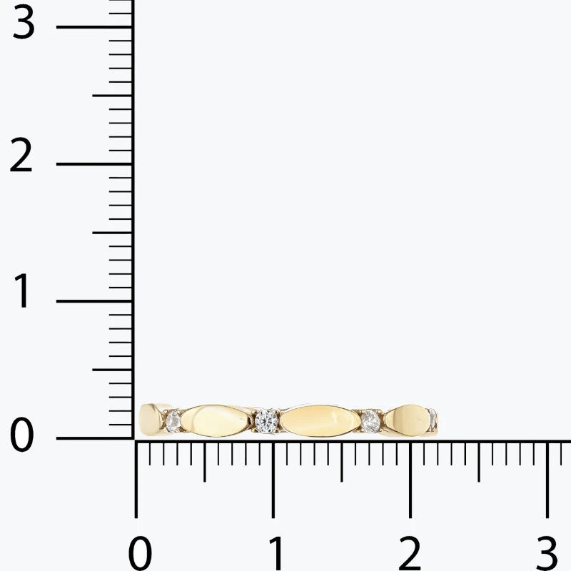 Minimal Sıra Taşlı ve Oval Yüzük resmi