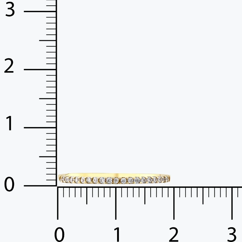 Minimal Minimal Yarım Tur Taşlı Yüzük resmi