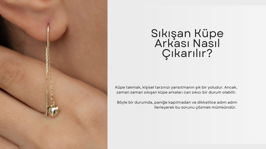 Sıkışan Küpe Arkası Nasıl Çıkarılır?